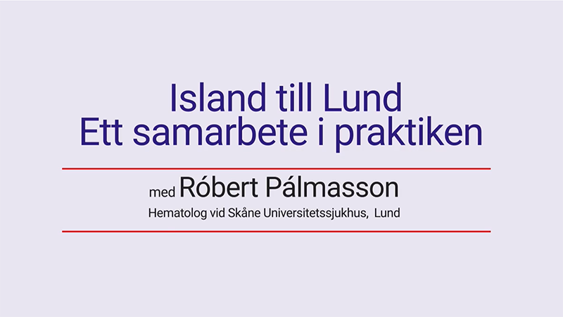 Iceland to Lund - a collaboration in practice